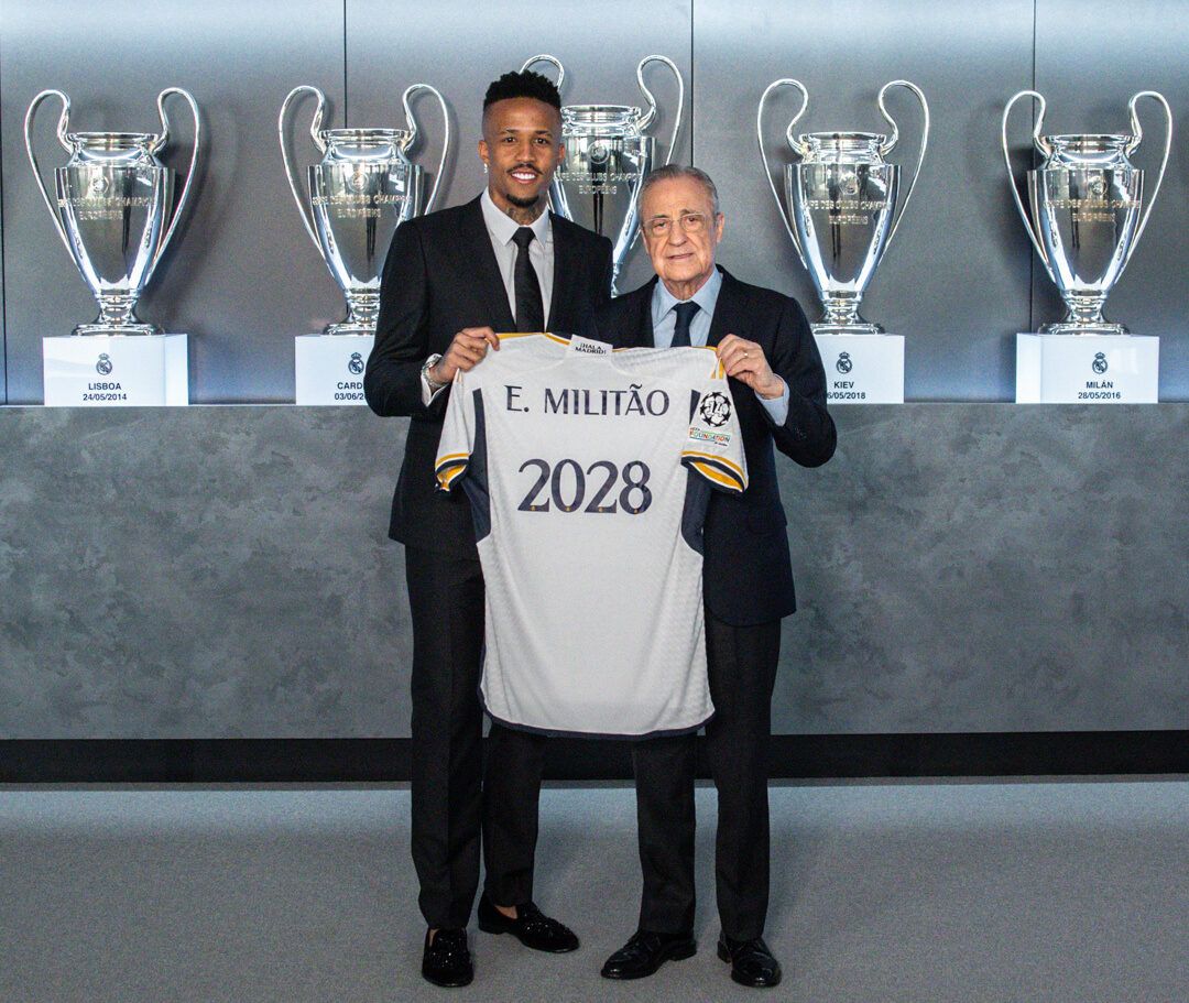 El Real Madrid renueva a Militao hasta 2028