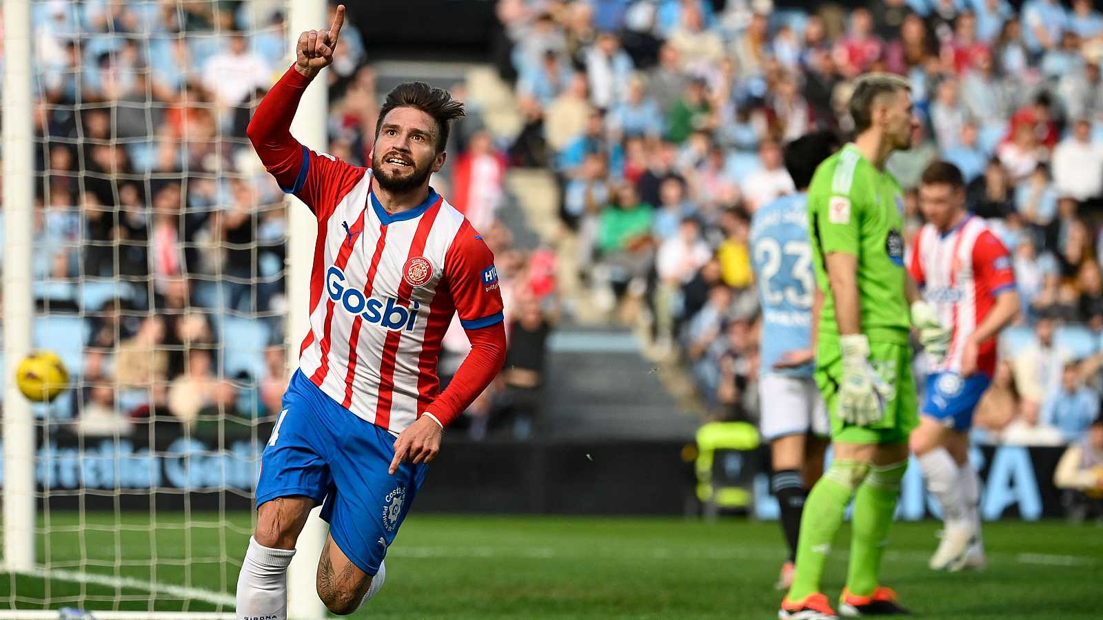 portu gol girona celta vigo futbol españa